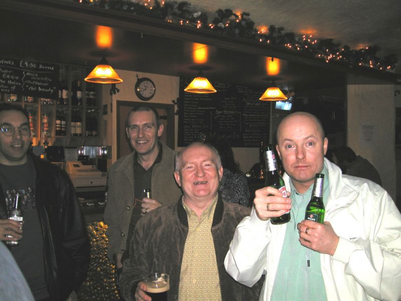 Back: Hadyn Collings and Neil Spencer. <br>Front: Jimmy Sturgeon and Karl Highcock